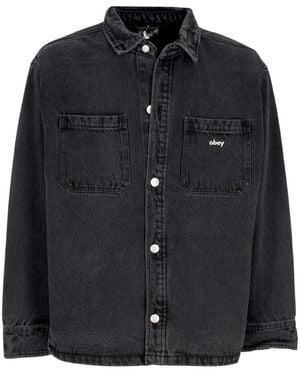 Obey Denim Jackets - Black