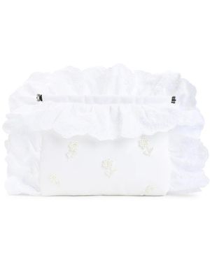Simone Rocha Embellished Pillowcase Clutch - Wit