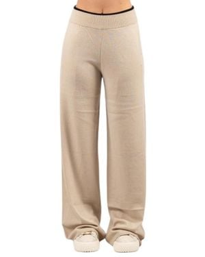 Pinko Wide Trousers - Neutro