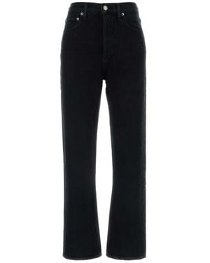 Agolde Straight Fit Jeans - Black