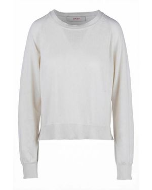 Jucca Rundhals-Strickware - Grau