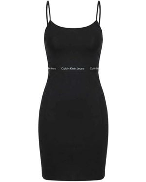 Calvin Klein Knitted Dresses - Negro