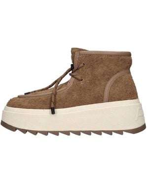 Ash Lace-Up Boots - Neutro