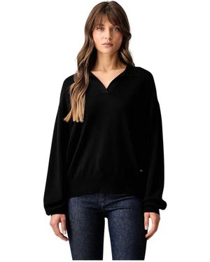 KARL LAGERFELD V-Neck Knitwear - Noir