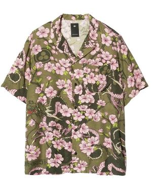 Maharishi Sakura Camp Collar Hemd - Grün