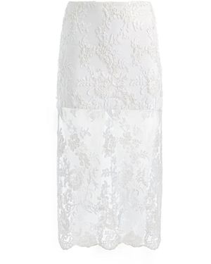 Alice + Olivia Midi Skirts - Blanco