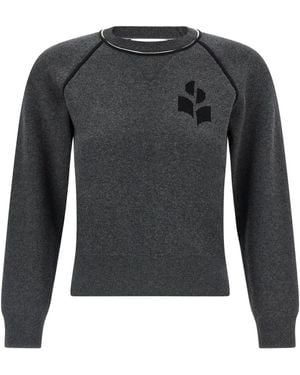 Isabel Marant Round-Neck Knitwear - Gris
