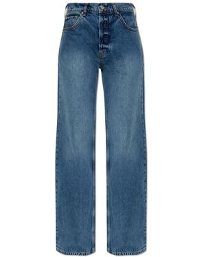 Anine Bing Jeans Mit Geradem Bein - Blau