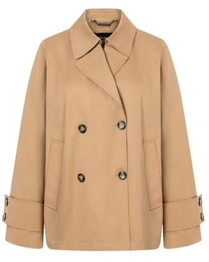 MORE&MORE Kurze Trenchjacke Frühjahrs-Kollektion - Natur