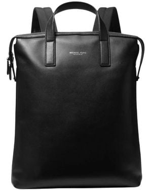 Michael Kors Nicholas Leder Rucksack Mit Convertible-Funktion - Schwarz