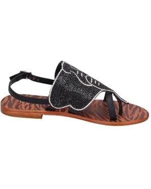 CafeNoir Flat Sandals - Brown