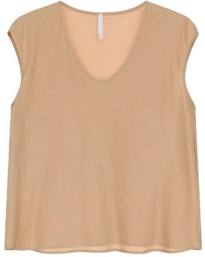Imperial Sleeveless Tops - Neutro