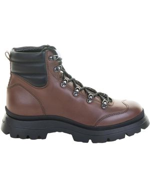 Hogan Lace-Up Boots - Marron