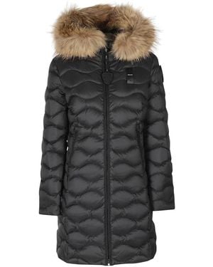 Blauer Jassen ,Zwart ,Leer Lynel Jas