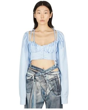 OTTOLINGER Overhemden ,Blauw ,Katoen Tops