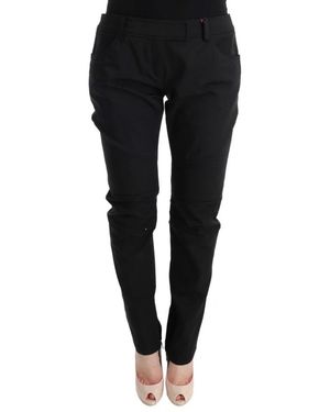 Ermanno Scervino Slim-Fit Trousers - Black