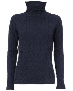 Le Tricot Perugia Turtlenecks - Blue