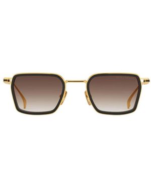 Dita Eyewear Accessoires ,Geel ,Lineage. 70X Zonnebril - Bruin