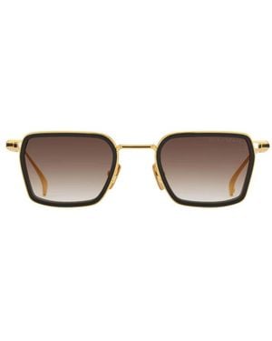 Dita Eyewear Accessoires ,Geel ,Lineage. 70X Zonnebril - Bruin
