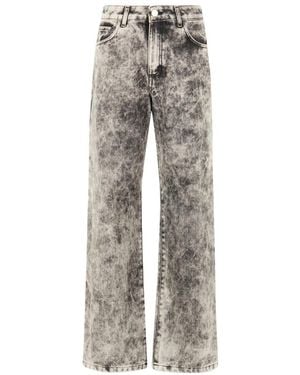 FEDERICA TOSI Straight Jeans - Gris