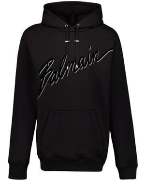 Balmain Hoodies - Black