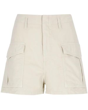 Woolrich Baumwollshorts Mit Taschen - Natur