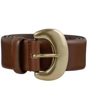 Ba&sh Accessoires ,Bruin ,Leer Brad Riem