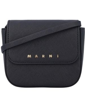 Marni Tassen ,Zwart ,Polyester Punk Bag