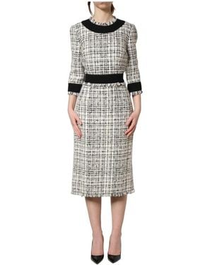 Dolce & Gabbana Midi Dresses - Gray