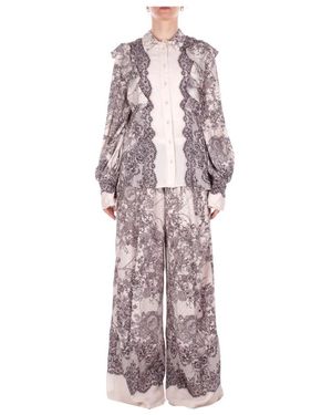 Blugirl Blumarine Wide Trousers - Violet