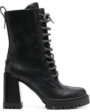 Furla Schoenen ,Zwart ,Leer 95Mm Climb Wandelschoenen