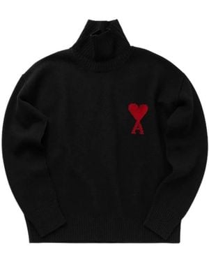 Ami Paris Turtlenecks - Noir