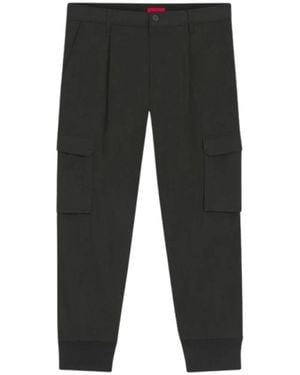 HUGO Broeken ,Zwart ,Katoen Glavin 261 Broek
