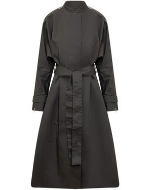 Ferragamo Belted Coats - Black