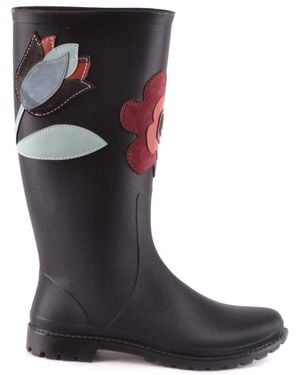 Red(V) Winter Boots - Blue