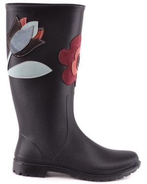 Red(V) Winter Boots - Blue