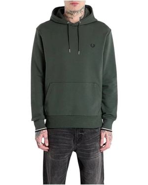 Fred Perry Hoodies - Green