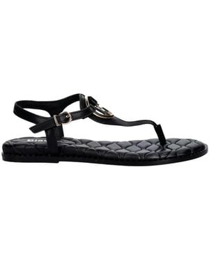 Blauer Flat Sandals - Negro