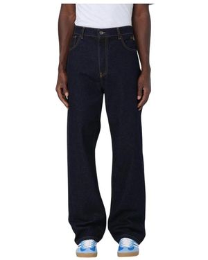 MSGM Straight Jeans - Azul