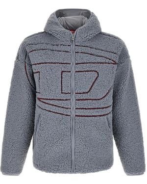 DIESEL Faux Fur & Shearling Jackets - Gris