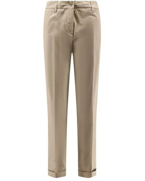 Aspesi Stretch Katoen Twill Broek - Naturel