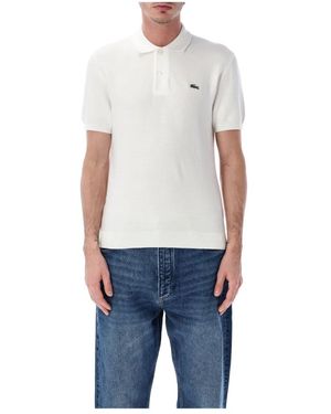 Lacoste Tops ,Wit ,Polo Shirts - Blauw