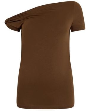 7 For All Mankind T-Shirts - Brown