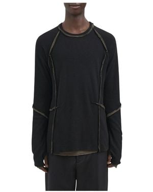 Andrea Ya'aqov Round-Neck Knitwear - Nero