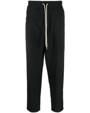 Drole de Monsieur Slim-Fit Trousers - Black