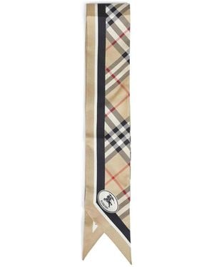 Burberry Silky Scarves - Mettallic
