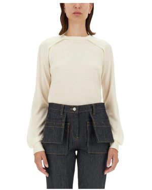 Helmut Lang Round-Neck Knitwear - Gris
