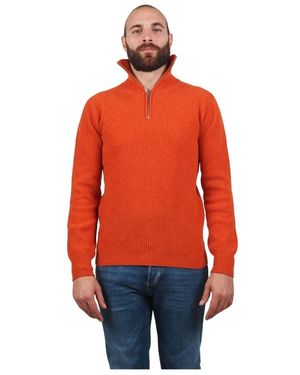 AT.P.CO Half-Zip Pullover - Rot