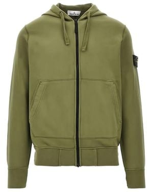 Stone Island Zip-Throughs - Green
