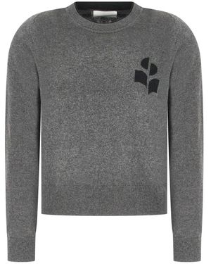 Isabel Marant Round-Neck Knitwear - Gris